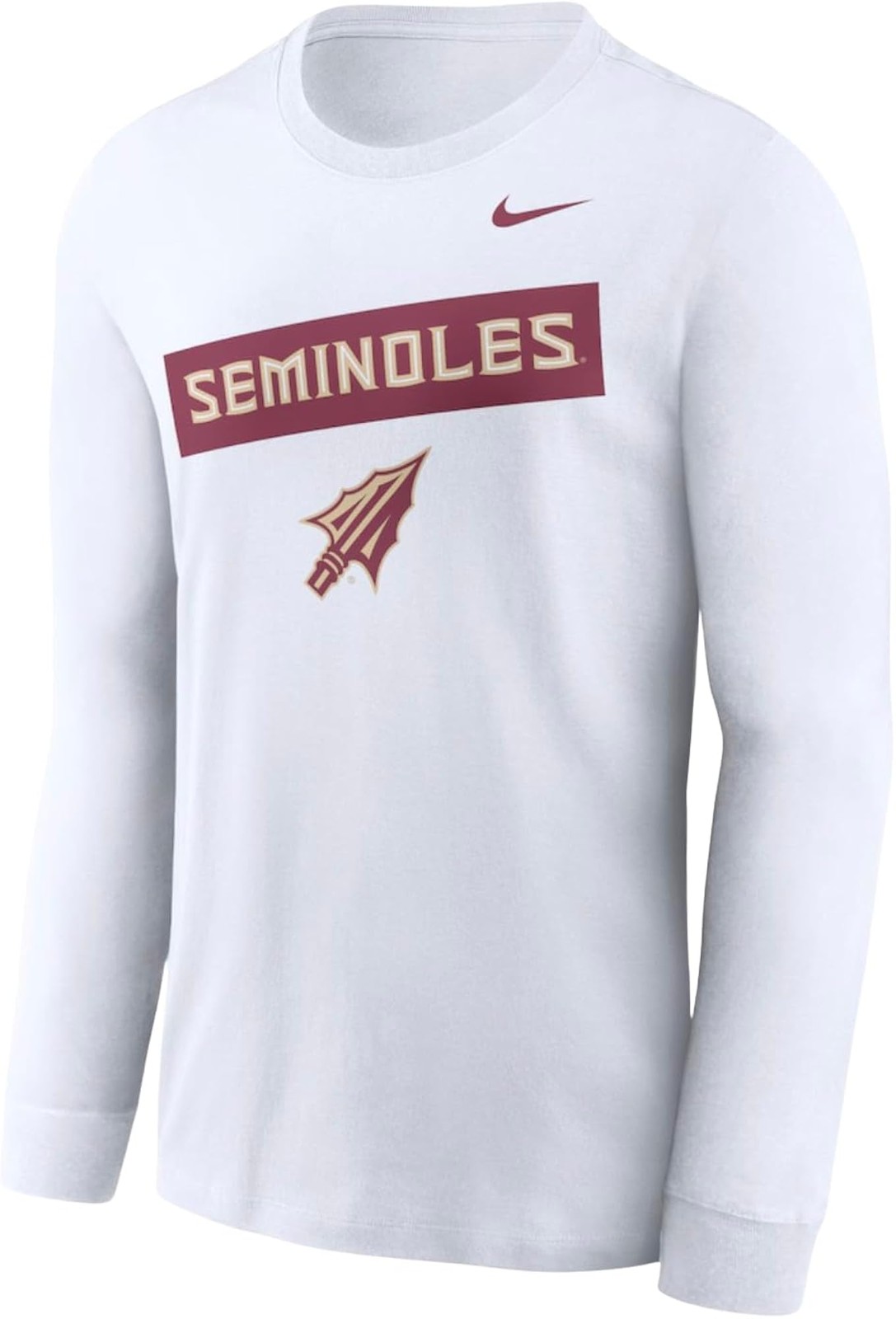 Nike Men’s NCAA Two-Hit Classic Location T-Shirt – White – Small