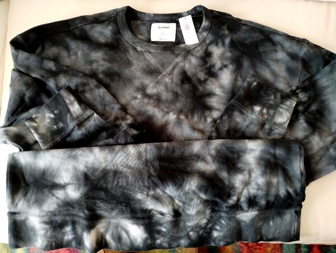 OLD NAVY Gender Neutral Tie-Dye Sweatshirt & ON Active Tie-Dye L/S Tee-SZ XL!!