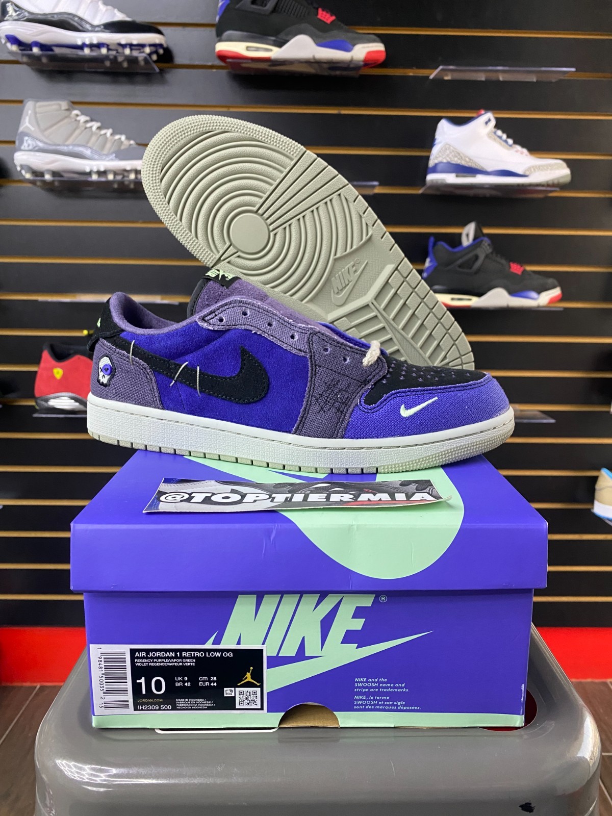 AIR JORDAN 1 LOW X ZION WILLIAMSON VOODOO ALTERNATE SZ 10 BRAND NEW