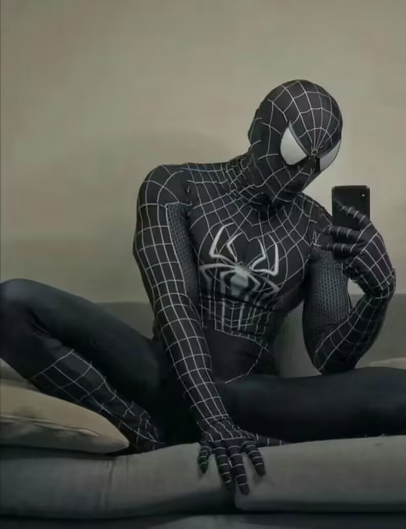 Spider-Man Boy Miles Morales Spiderman Raimi Jumpsuit Kids/Adult Costume Cosplay