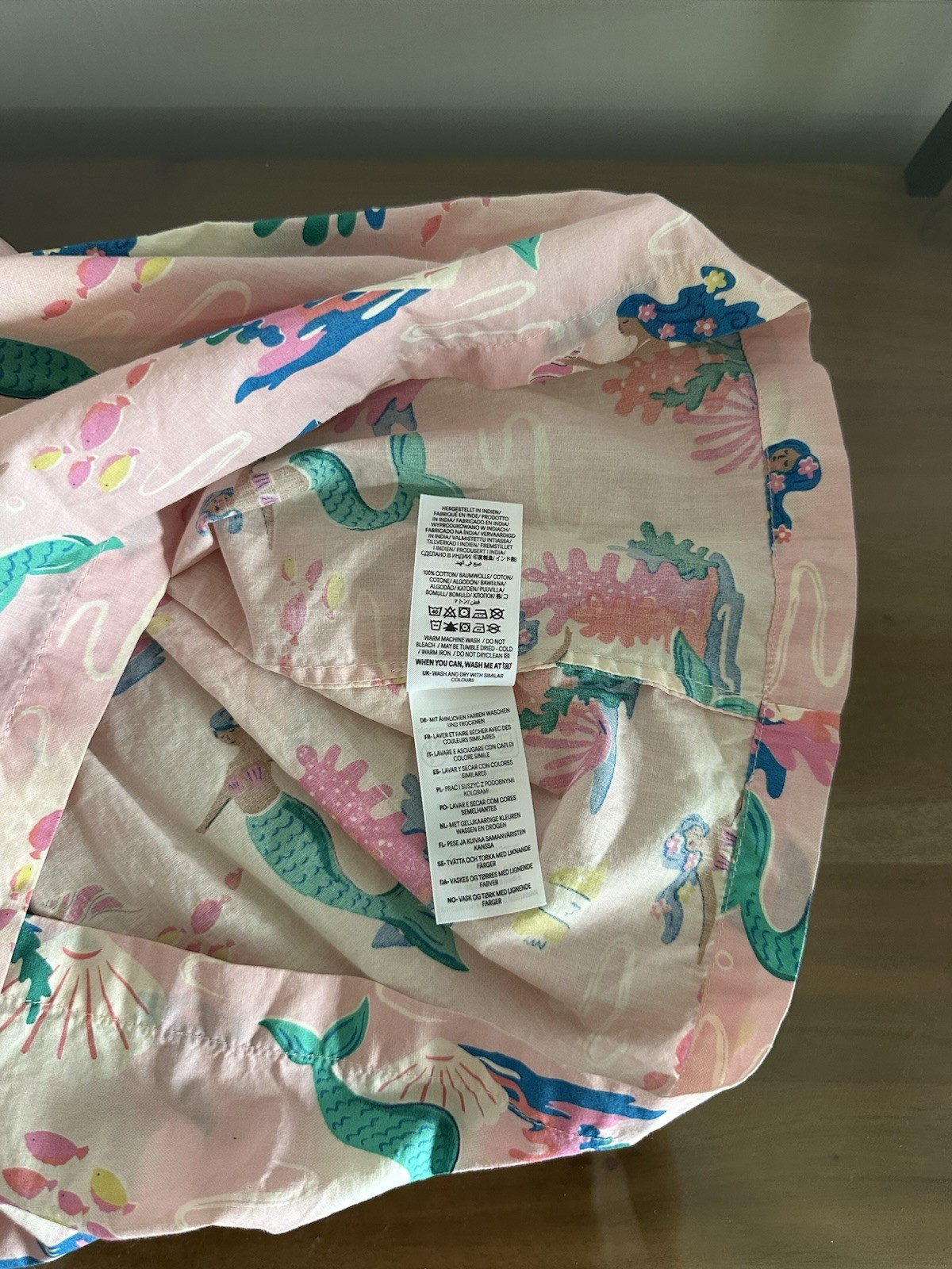 Mini Boden Charming Pink Sea Life Mermaid Dress Size 7-8