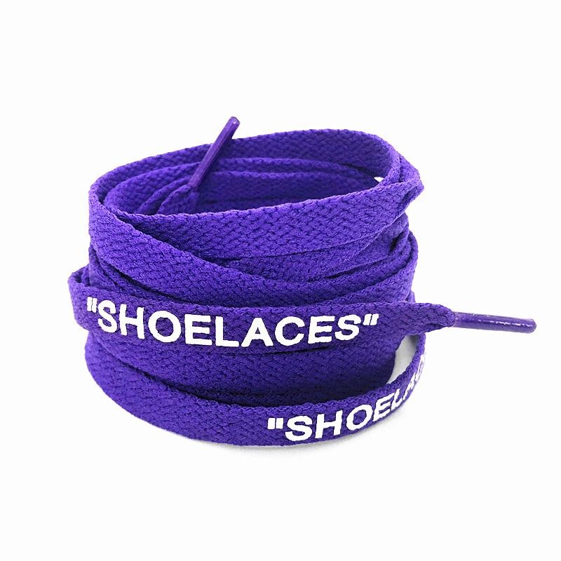 Silicone Printing Shoelaces with Zip Tie Off White The Ten Shoelaces for Sneaker