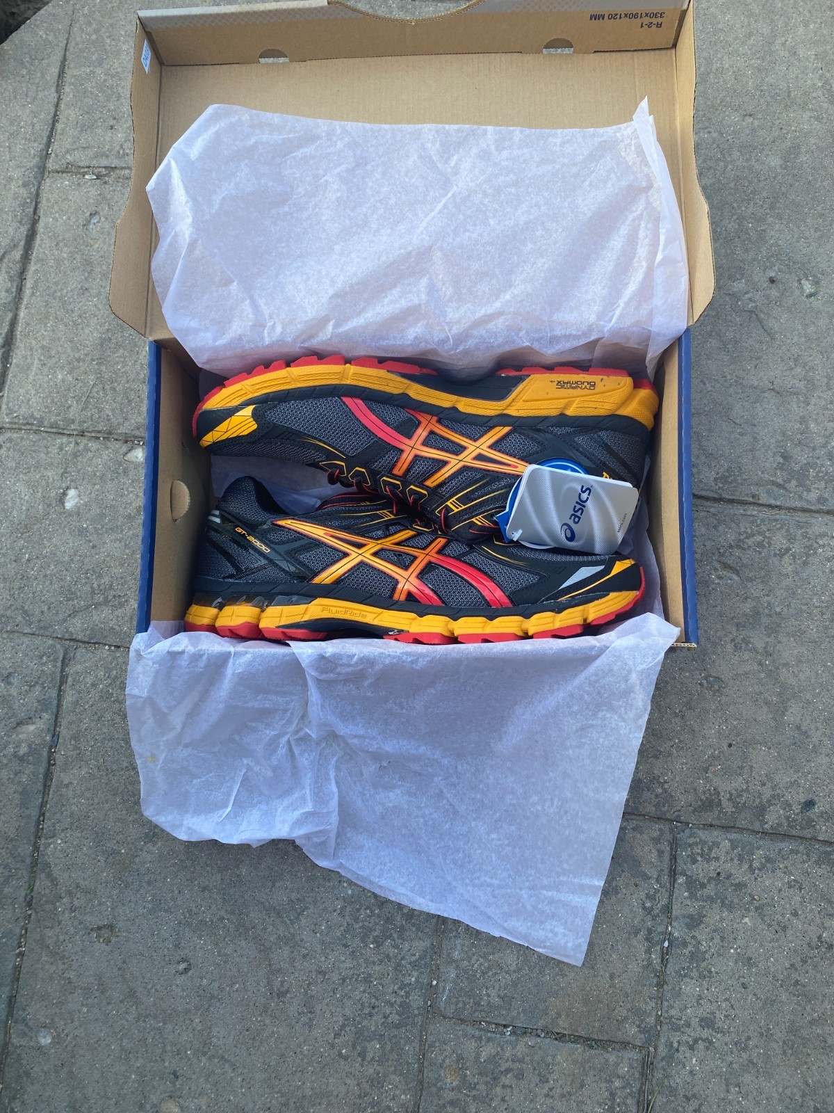 Asics GEL GT-2000 2 Trail Running Shoe Men’s 10.5 Storm Red Harvest T3Q2N 7521