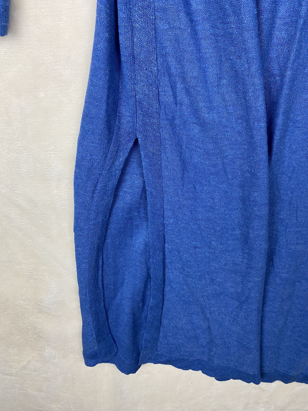 J. Jill Tunic Dress Womens Medium Linen Blend Minimalist Coastal Beachy Summer