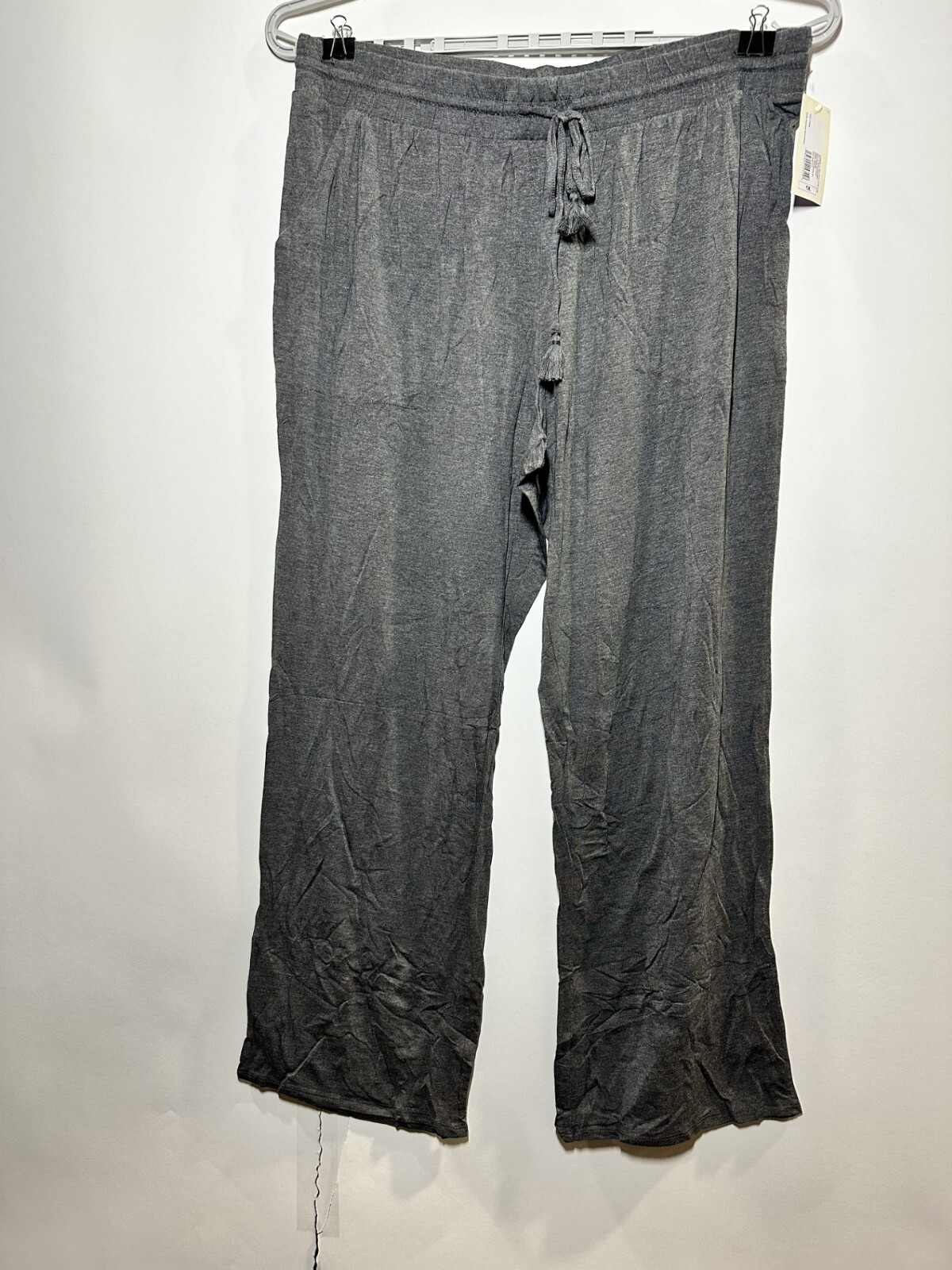Women’s Plus Size Beautifully Soft Pajama Pants – Stars Above Heathered Gray 1X