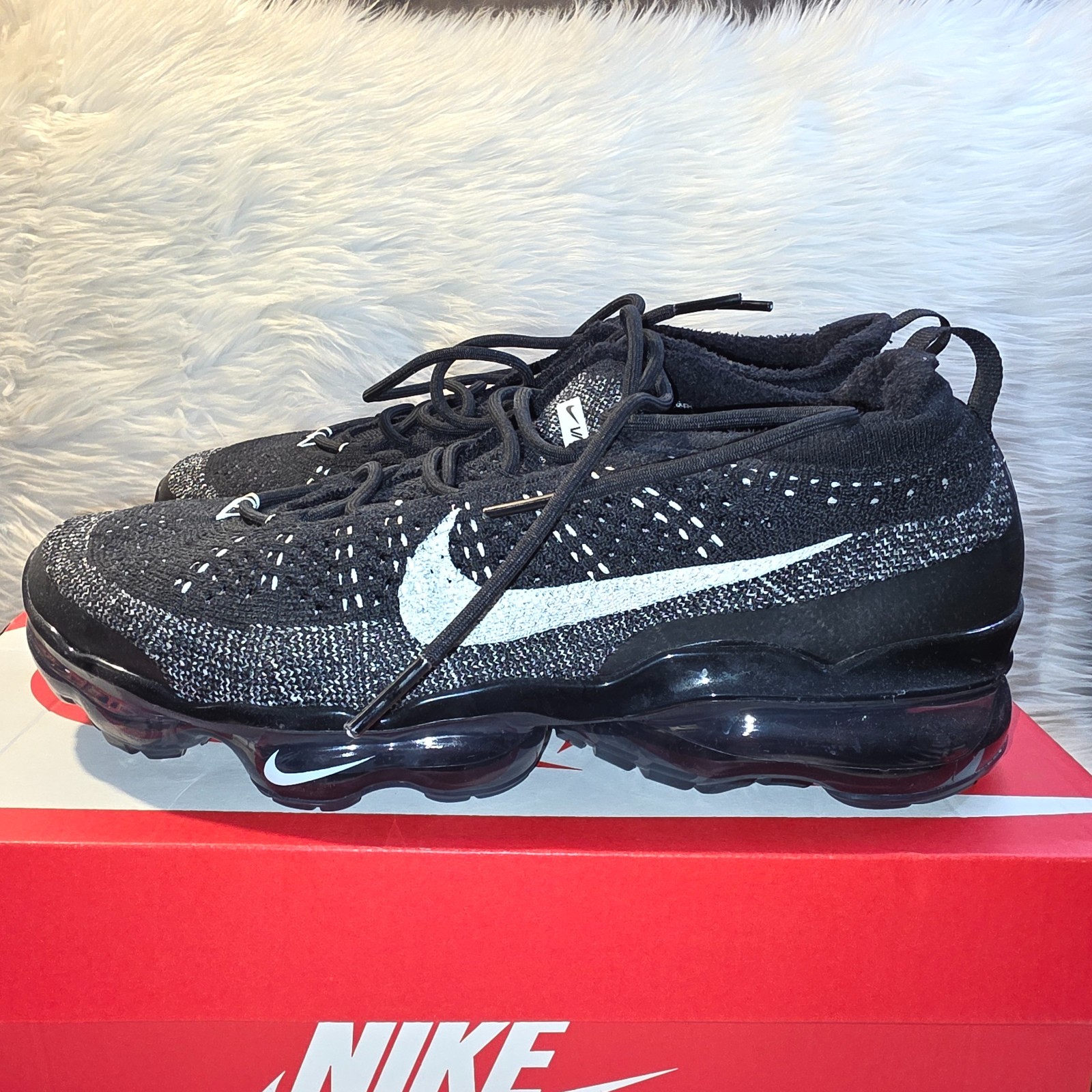 Men’s Shoes Size 8.5/Women’s 10 Nike Air VaporMax 2023 FK Black White DV1678-001
