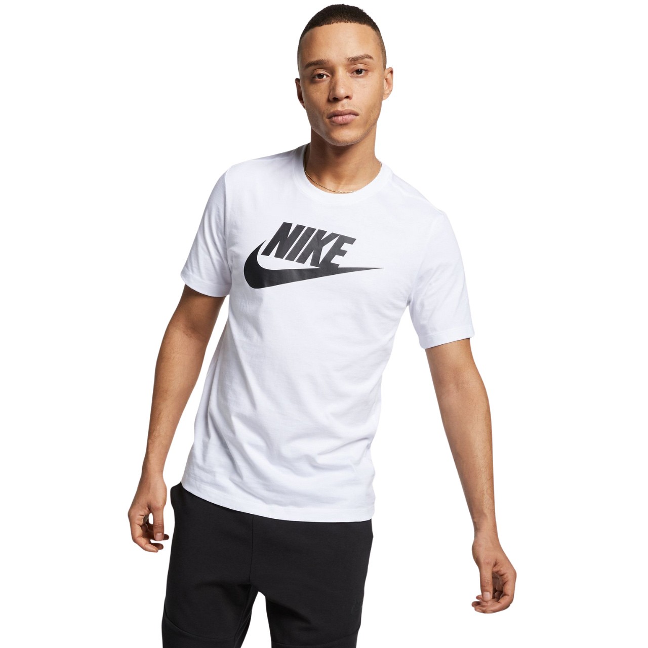 Koszulka męska Nike Tee Icon Futura biała AR5004 101 M
