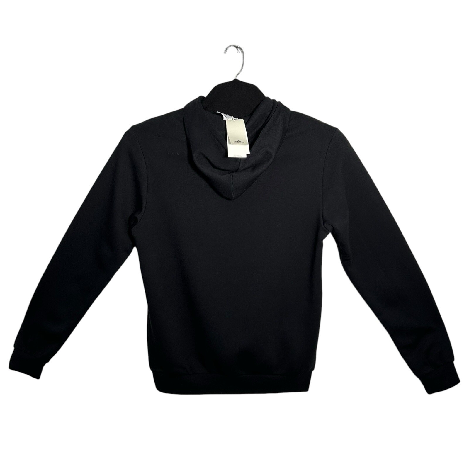 adidas Men’s Essentials Fleece Pullover Hoodie Size M Black Regular Fit Sweater