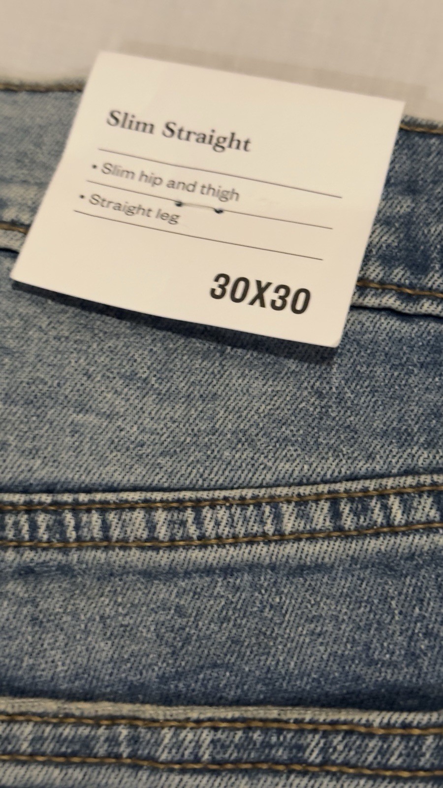 NWT Goodfellow & Co Men’s 30×30 Slim Straight Total Flex Stretch Jeans