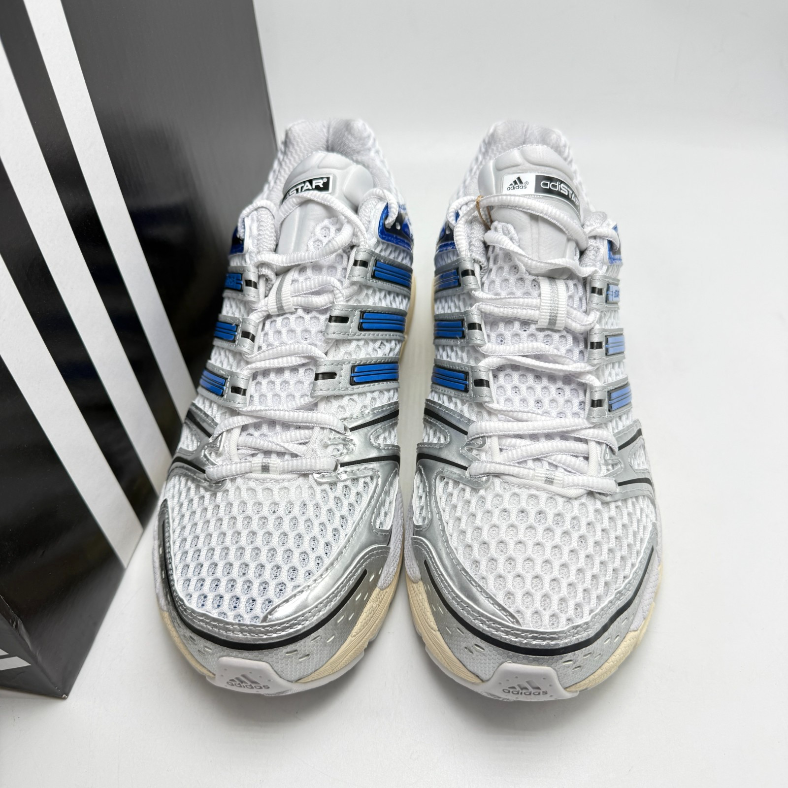 ADIDAS Adistar Control 5 Silver Metallic Grey Black KI8601 Men’s sz 8-11