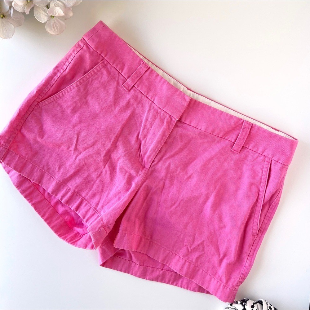 J Crew Factory hot pink shorts
