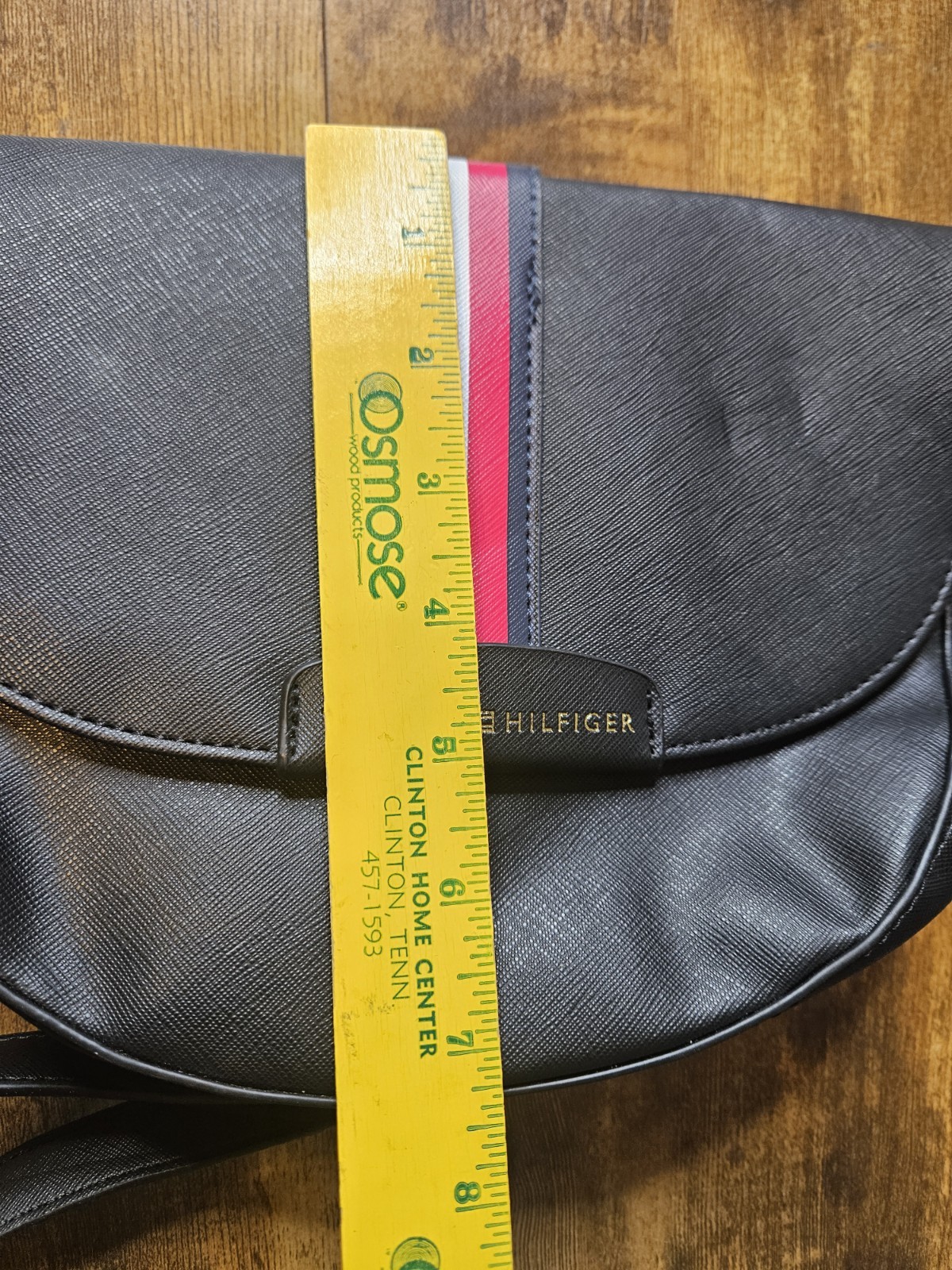 NEW Tommy Hilfiger Keri Semi-Circle Logo Crossbody Bag w/Adjustable Strap MARK