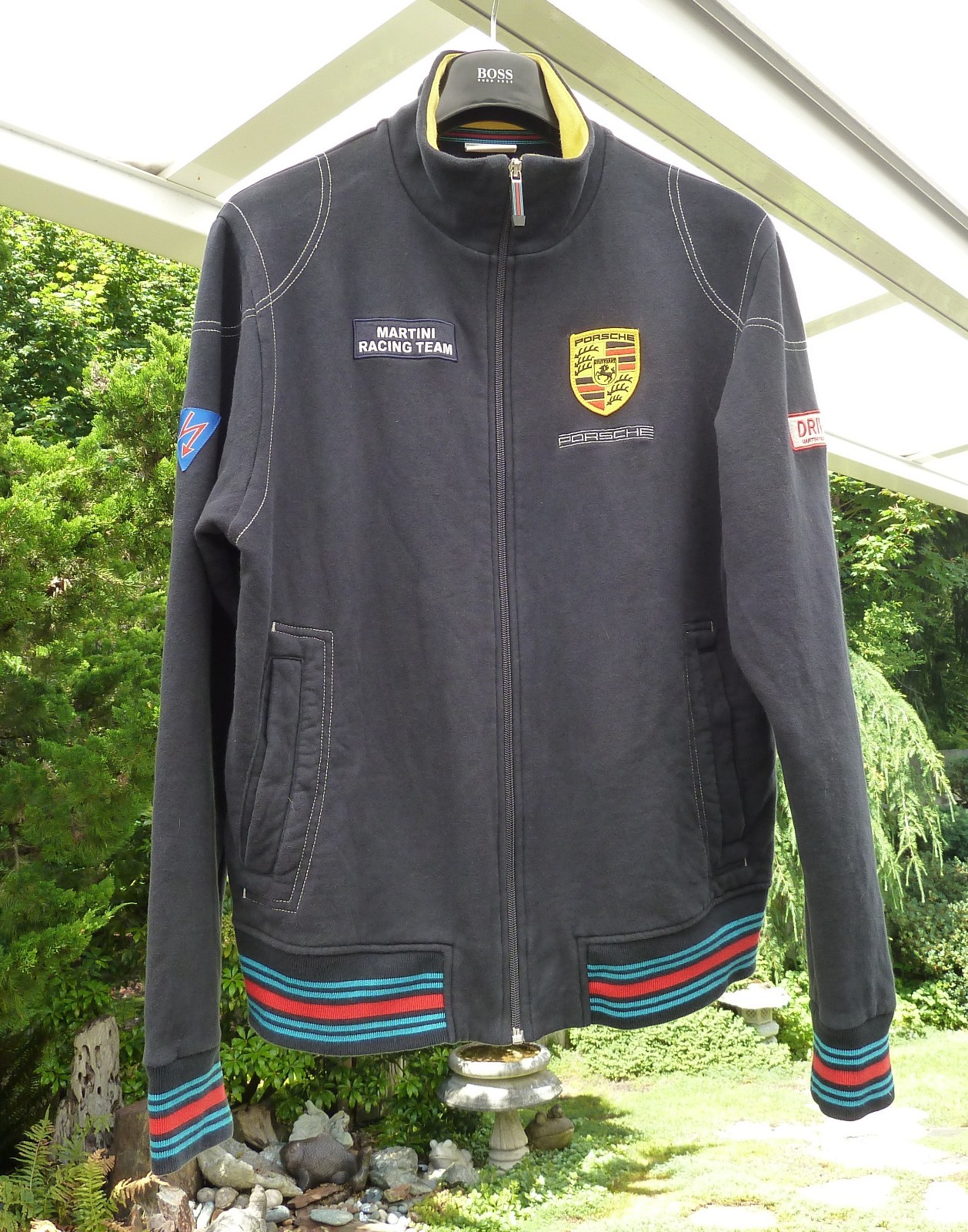 MARTINI PORSCHE RACING ,LEMANS 24HR, PORSCHE DESIGN DRIVERS SELECTION JACKET, L