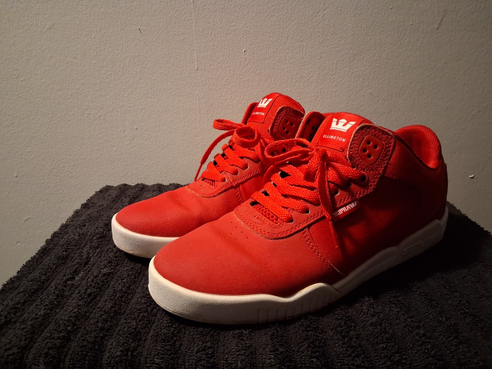 Supra Ellington Mid Red/White Mens 11