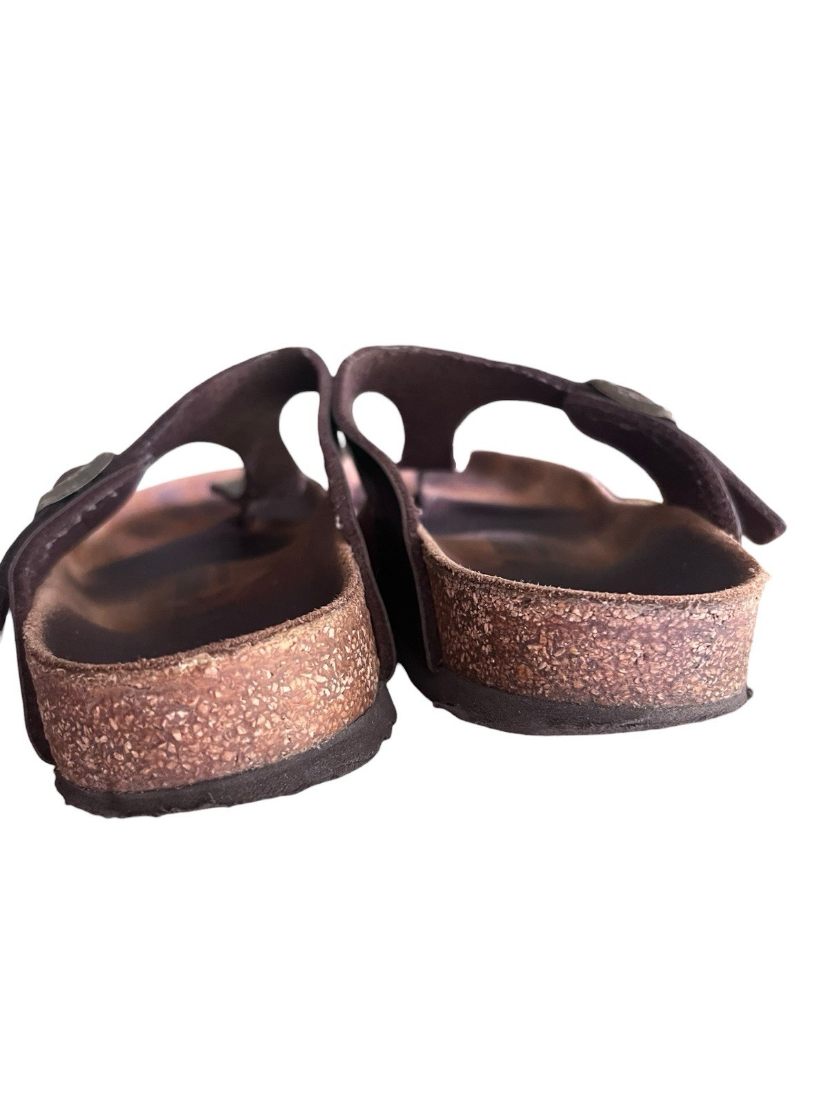 Birkenstock Gizeh Dark Brown Sandals Size 39 25mm Regular Wide Unisex Germany