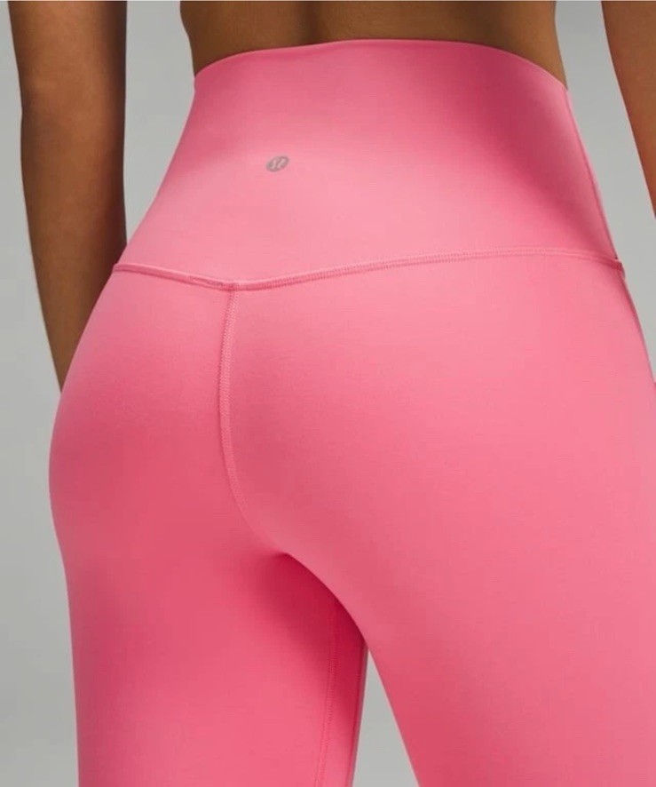 Lululemon Womens Align High-Rise Pant 25” Size 4 Hot Pink Leggings Yoga Pants