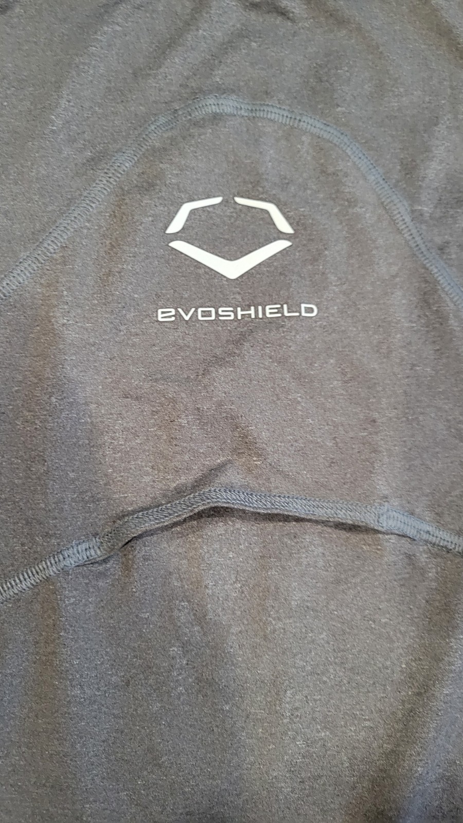 EvoShield Men’s Compression Mock Neck Sleeveless Tank Top Gray Size S Baseball