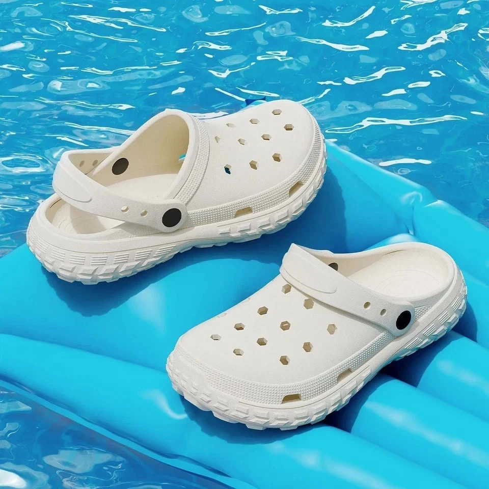 Crocs Classic Clog Unisex Slip On Women Shoe Ultra Light Water-Friendly Sandals