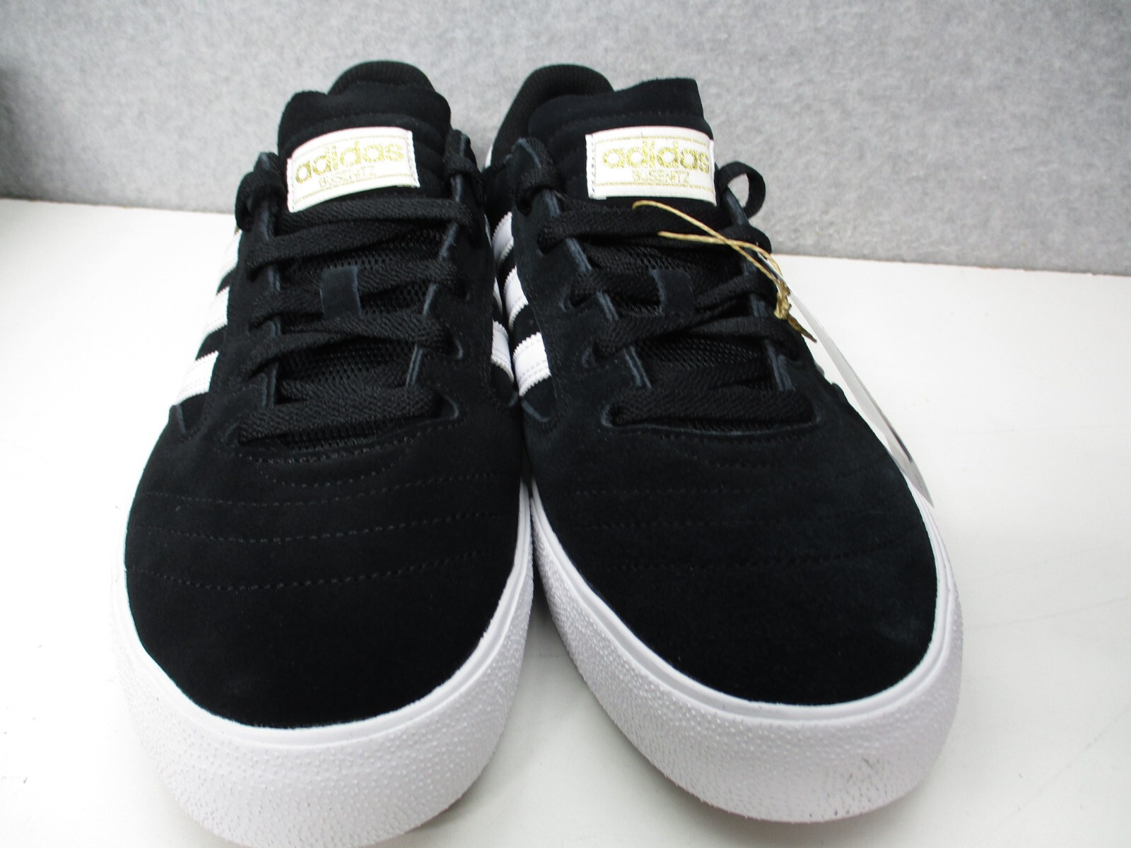 Adidas Busenitz Vulc II Skate Shoes Black White Suede Mens Sz 10.5