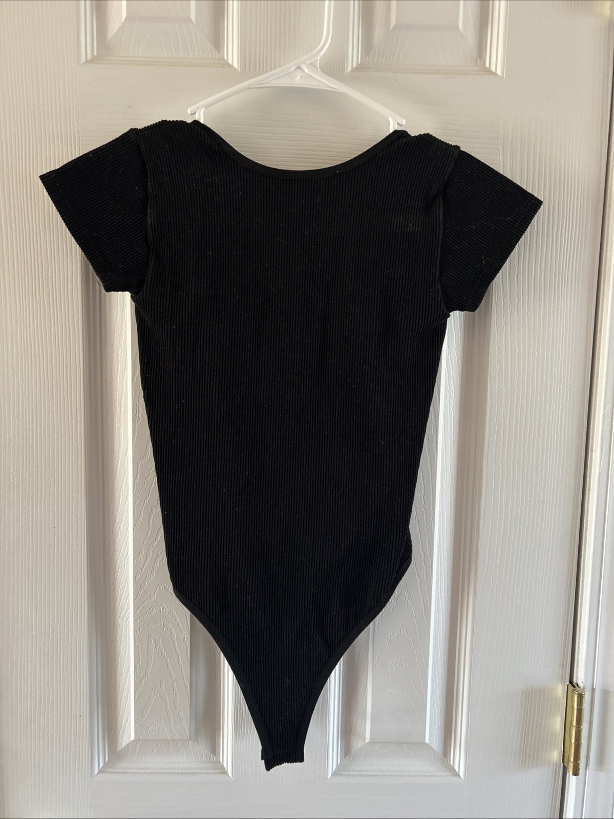Urban Outfitters Out From Under Women’s Black Ribbed Backless Bodysuit M