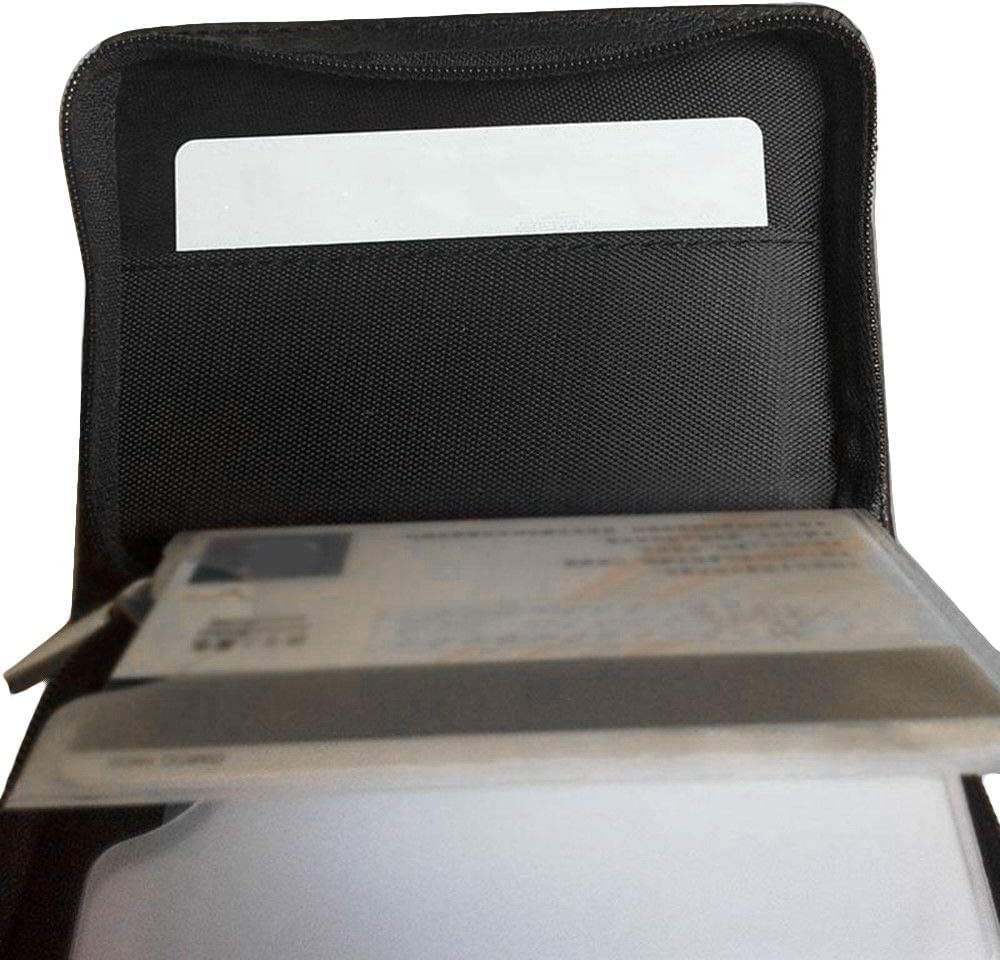 Paddsun 2 Pack Credit Card Holder Wallet 4.5″ x 3″ (11.5cm x 8.3cm), Black