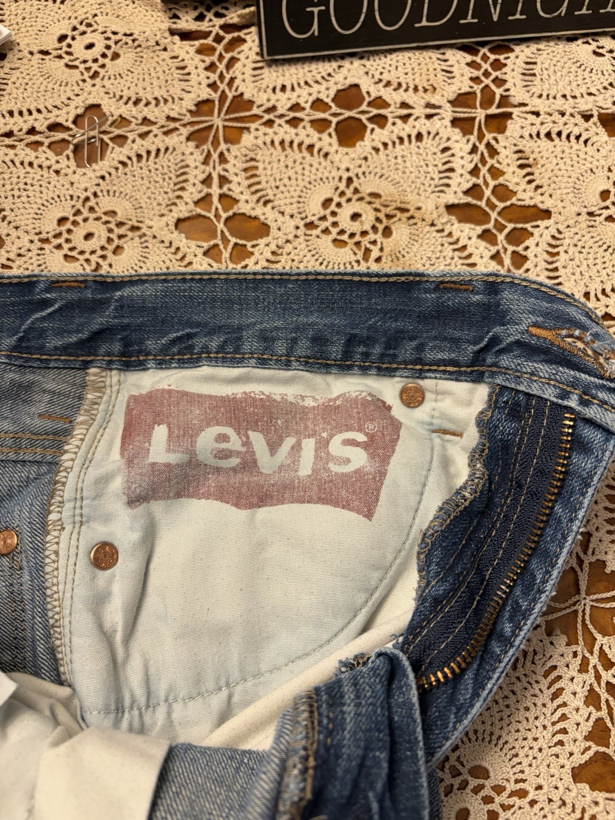 Levi’s 514 Utility Jeans 32/34 6 Pocket Slim Straight With Back Pocket Rivets