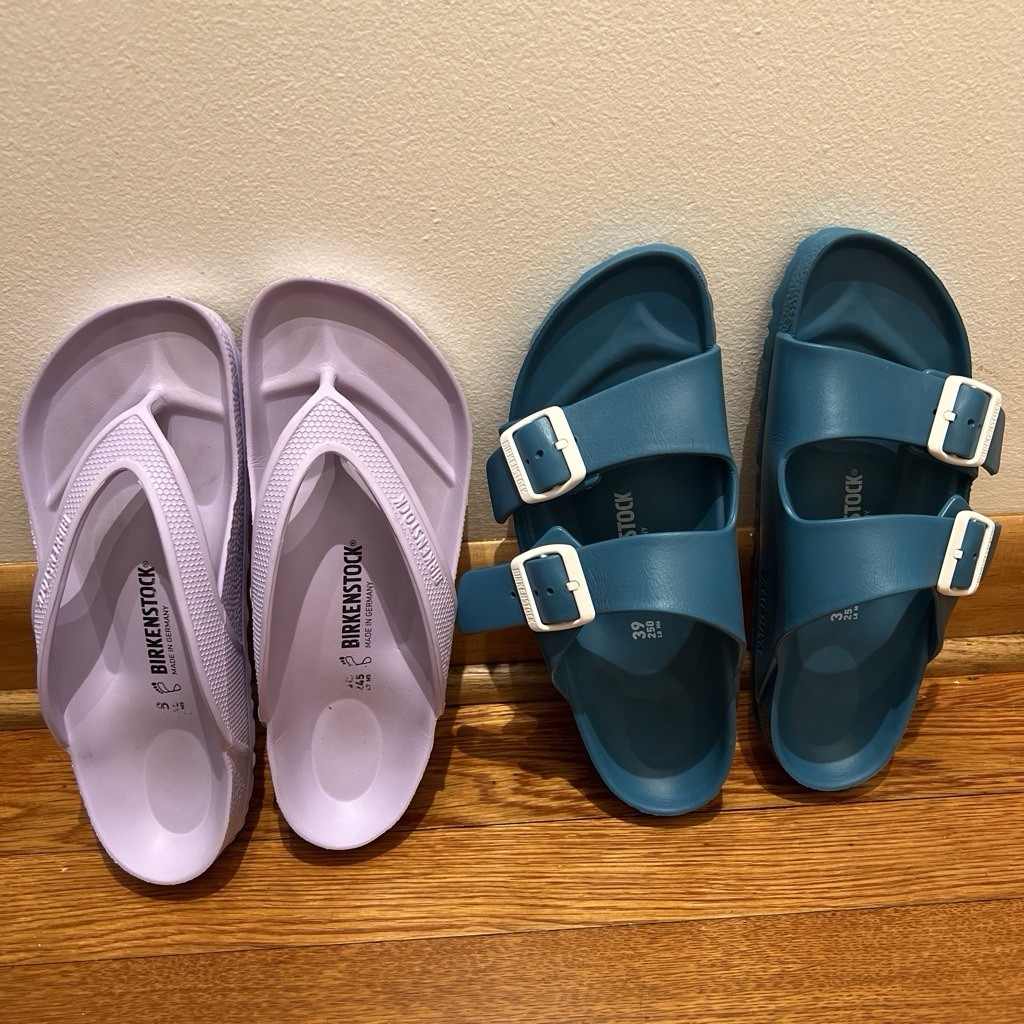 Birkenstock Summer Buckle Strap Arizona Eva Women’s Sandals Size 38-39 (7.5)(8)