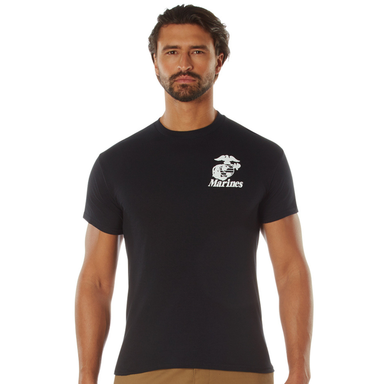 Black USMC Marines Pain Is Weakness Leaving The Body T-Shirt Double Sided Tee