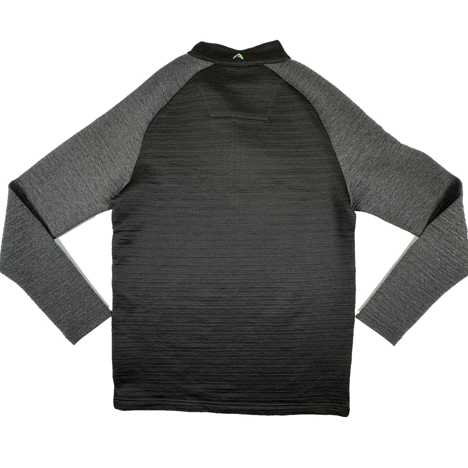Antigua Lagoon Quarter Zip Pullover NWT Mens Small Black Gray Performance