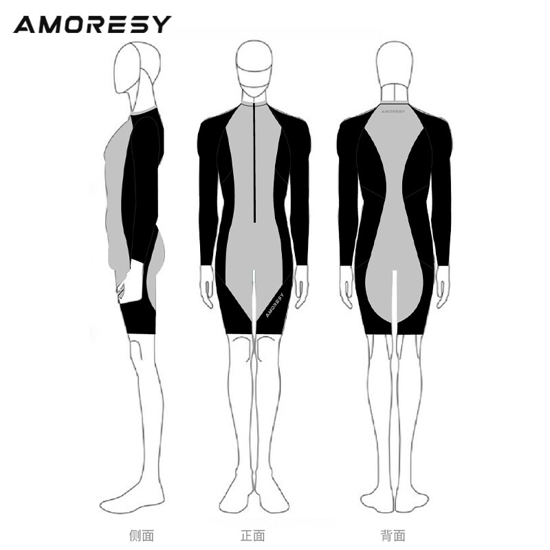 AMORESY Men Glitter Tracksuits Long Sleeve Fitness Overalls Gymnastics Leotards