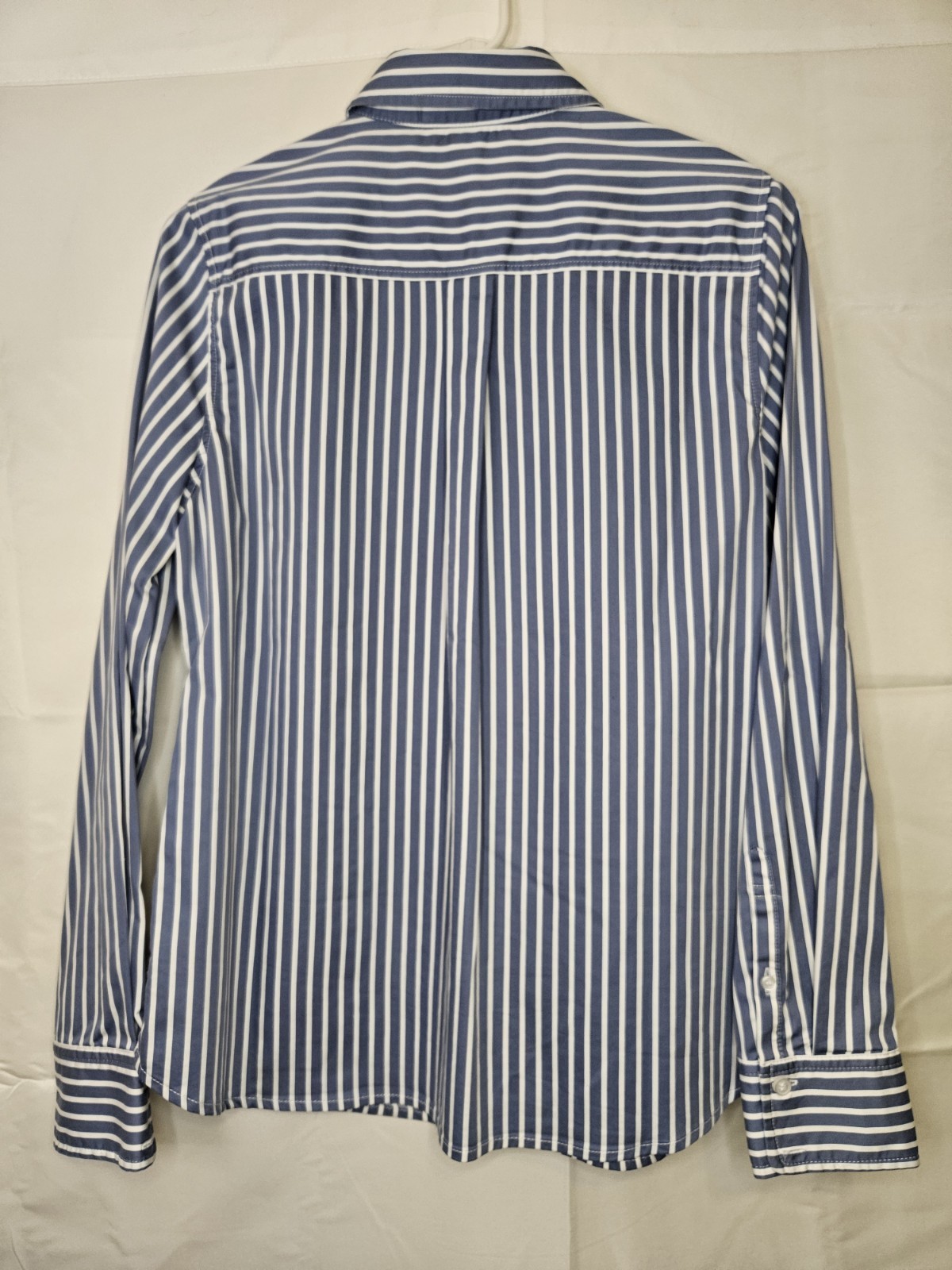 The Rack Women’s Blue & White Striped Button-Down Shirt