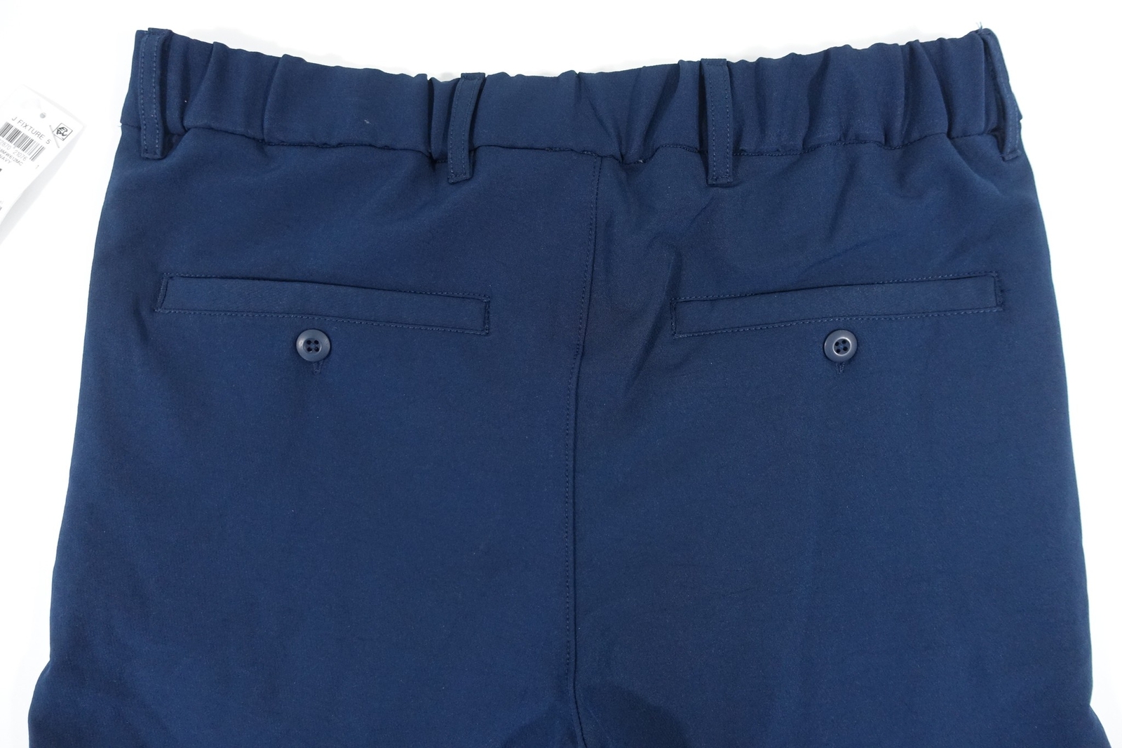 AND NOW THIS NAVY BLUE MEDIUM 32-34 ELASTIC WAIST STRETCH PANTS MENS DEFECT