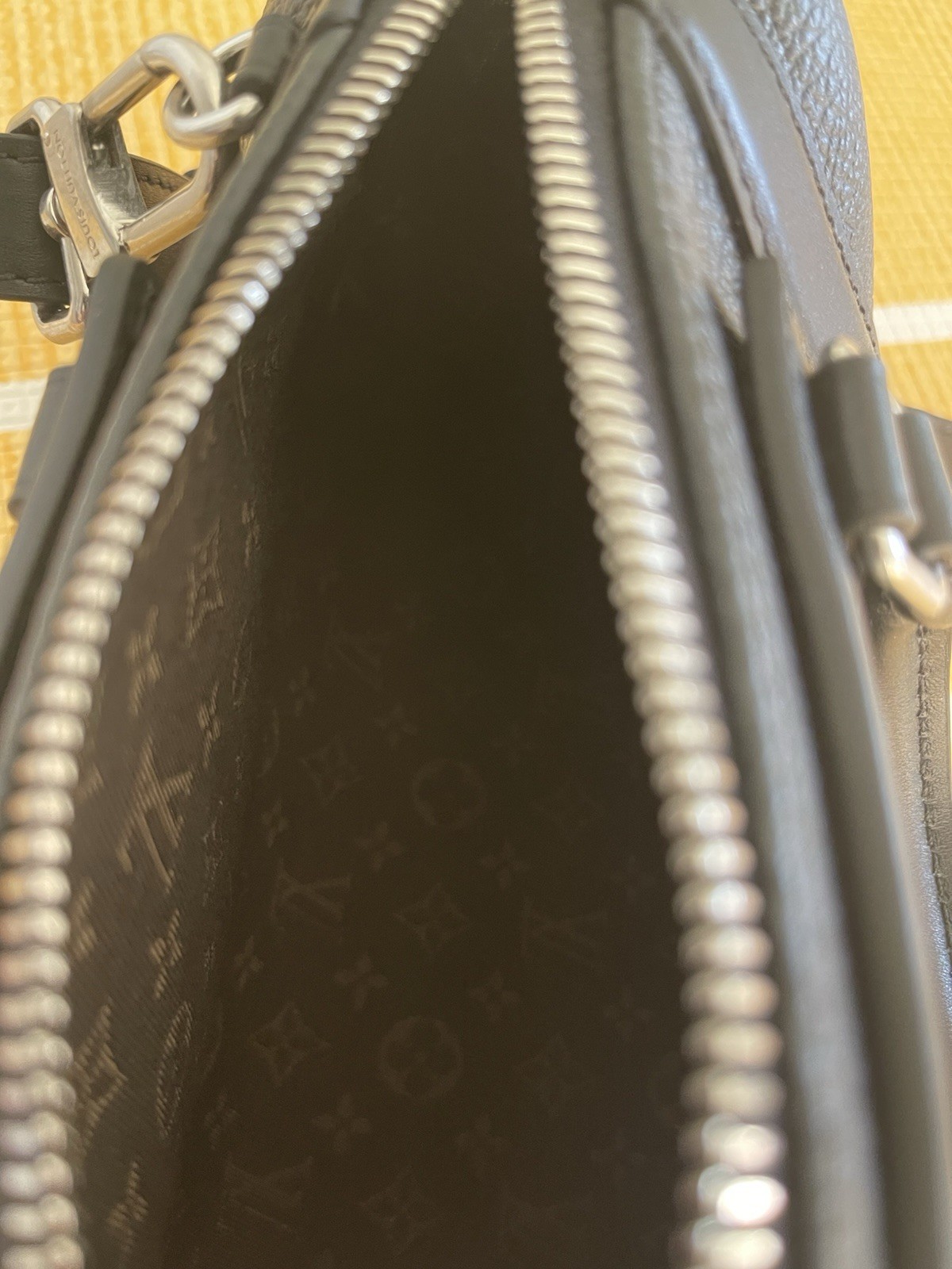 Louis Vuitton Biker PM, Black Monogram Small Satchel Top Handle, Zip,