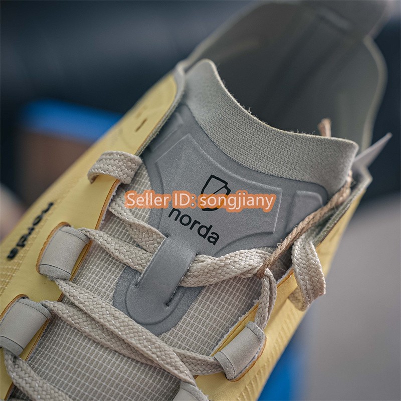 NORDA 001 Dyneema Mountain Outdoor Yellow Black Unisex Sneakers