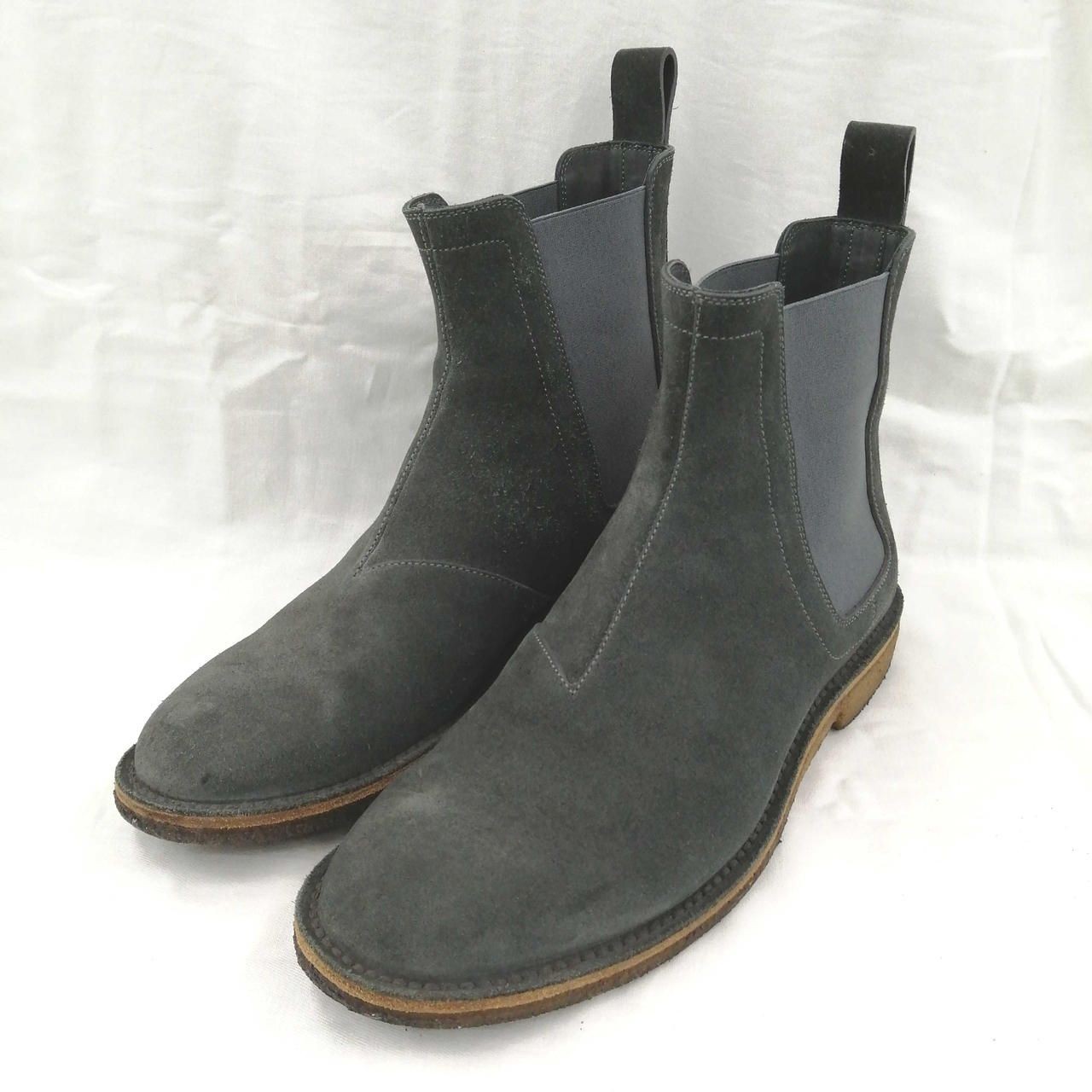 BOTTEGA VENETA SUEDE BOOTS Unknown.Gray Used