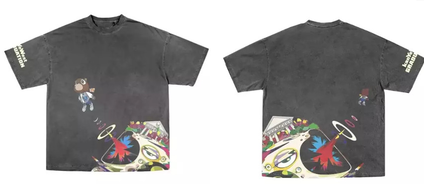 Kanye West Graduation Bear Vintage Shirt 3D S-5XL KN692 UR913