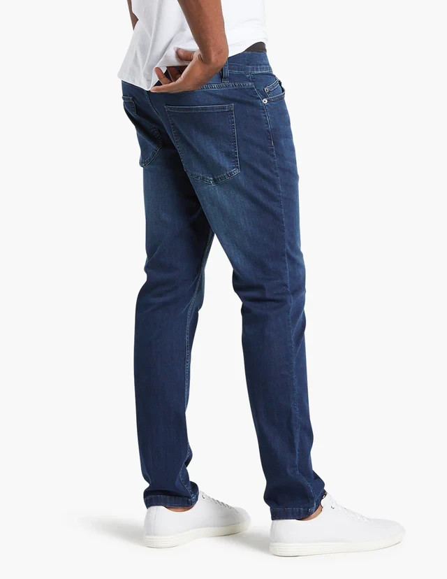 Mugsy Fultons Jeans in Classic Blue Men 34×29 (Tag 34×30) Stretch NWT $118