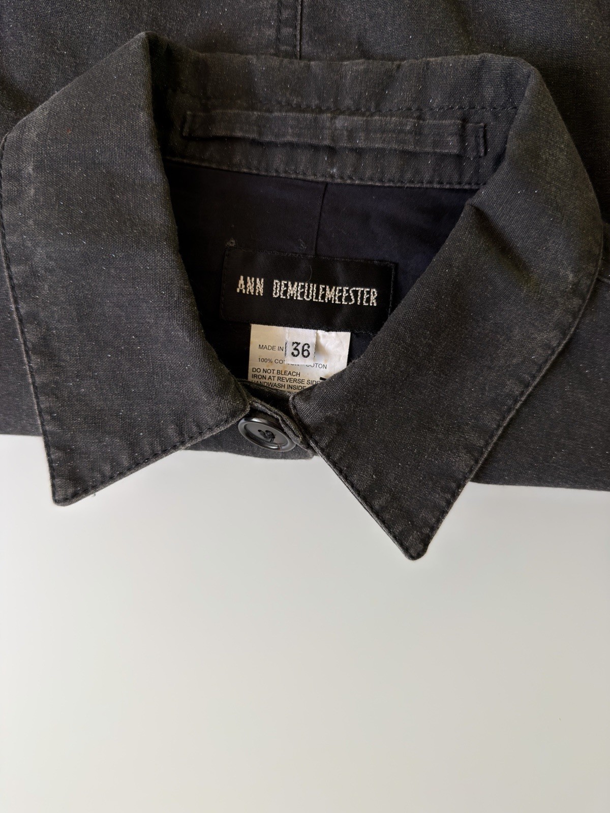 Ann Demeulemeester Glitter Trucker Jacket (Size 38) A/W 2000 Runway