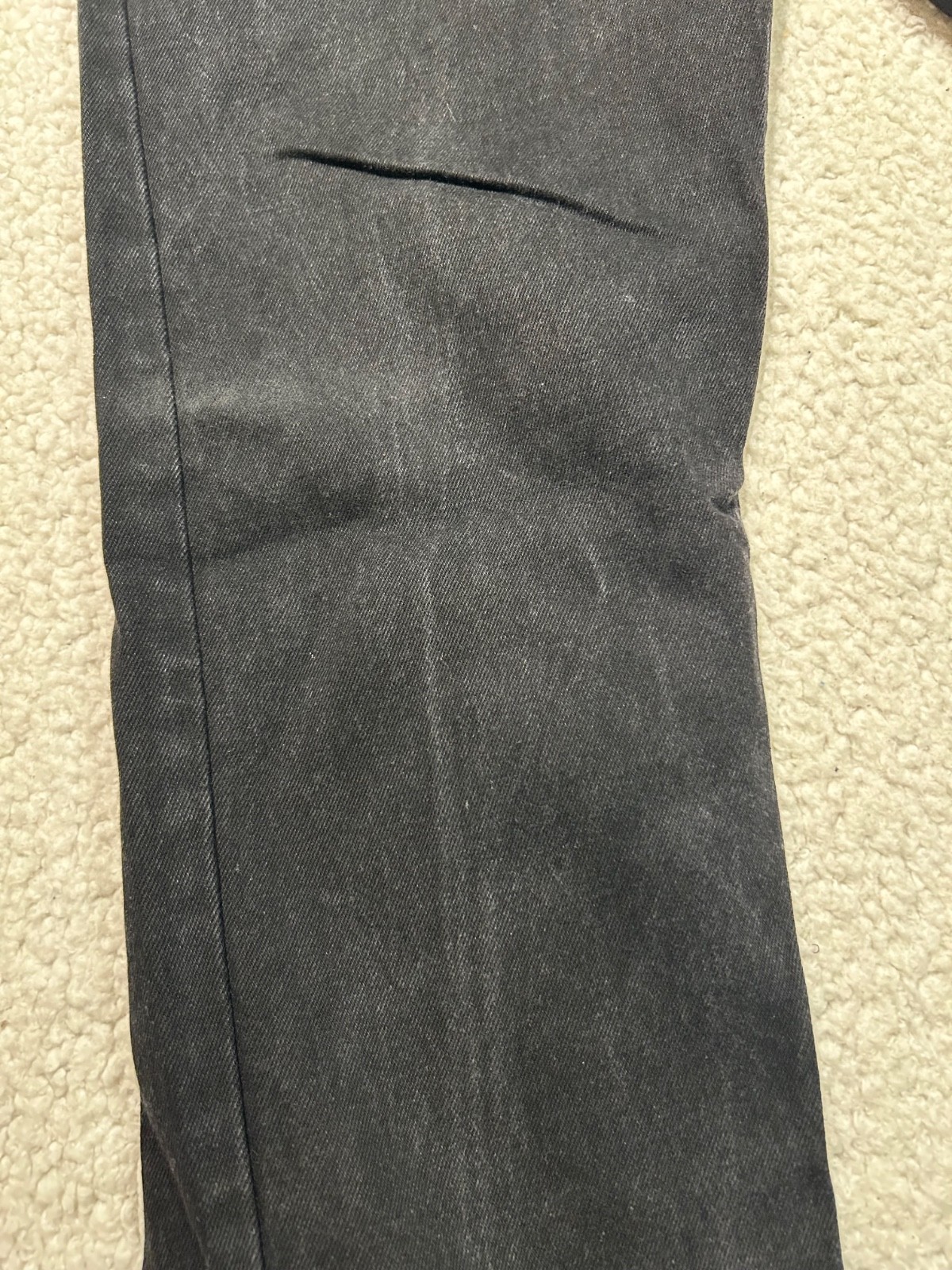 Levi’s 505 Regular Fit Mens Jeans Black Size 34×32 100% Cotton READ FIRST