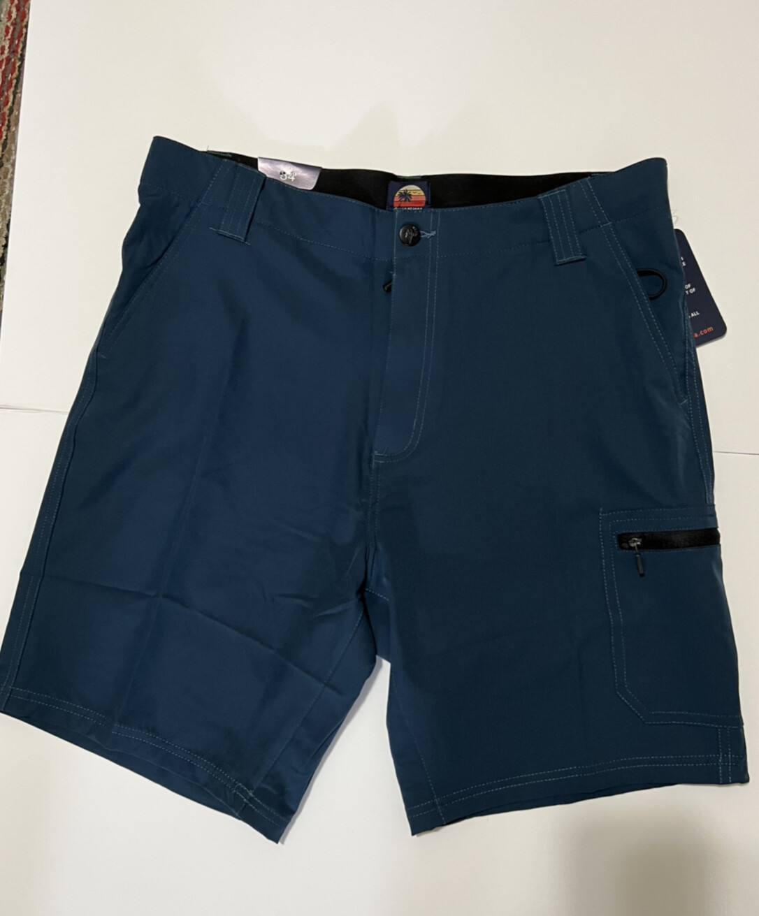 Trunks Multi Functional Cargo Short Quick Dry Technology Easy Care Size 34