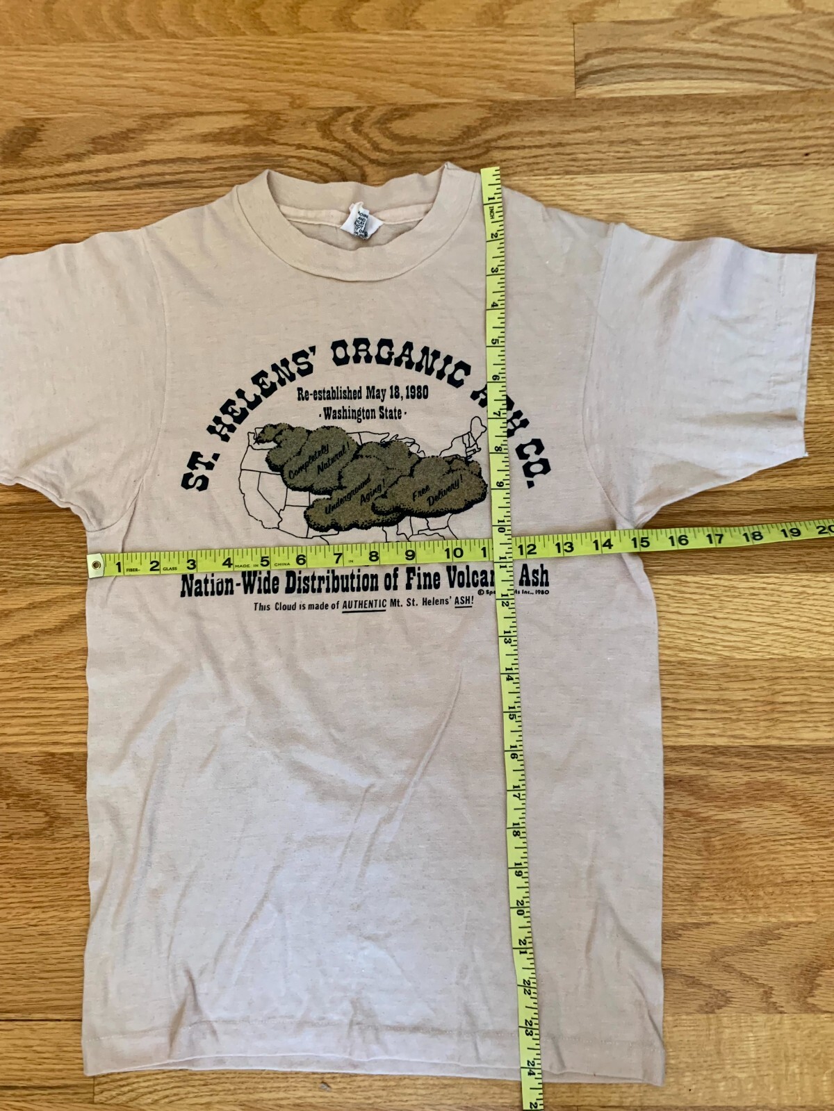 Vitg 1980 Mt St Helen’s Volcanic Ash single stitch T shirt S or XS