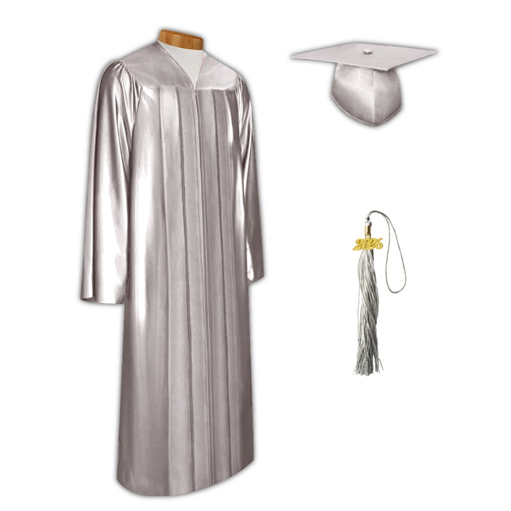 2026 Shiny Graduation Cap and Gown with Tassel by Grads4Good