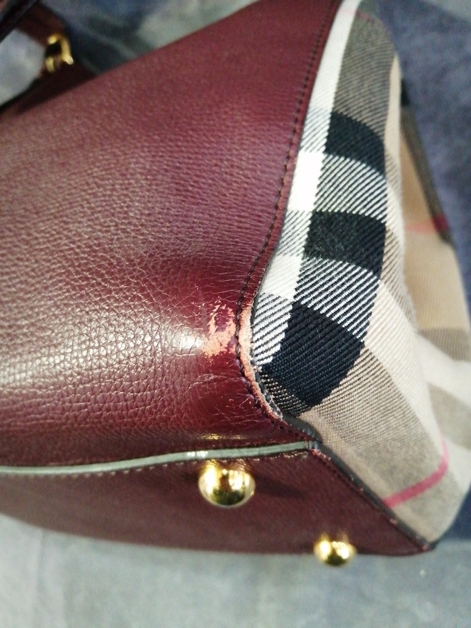 BURBERRY Brown Shoulder Bag 10.6 inch