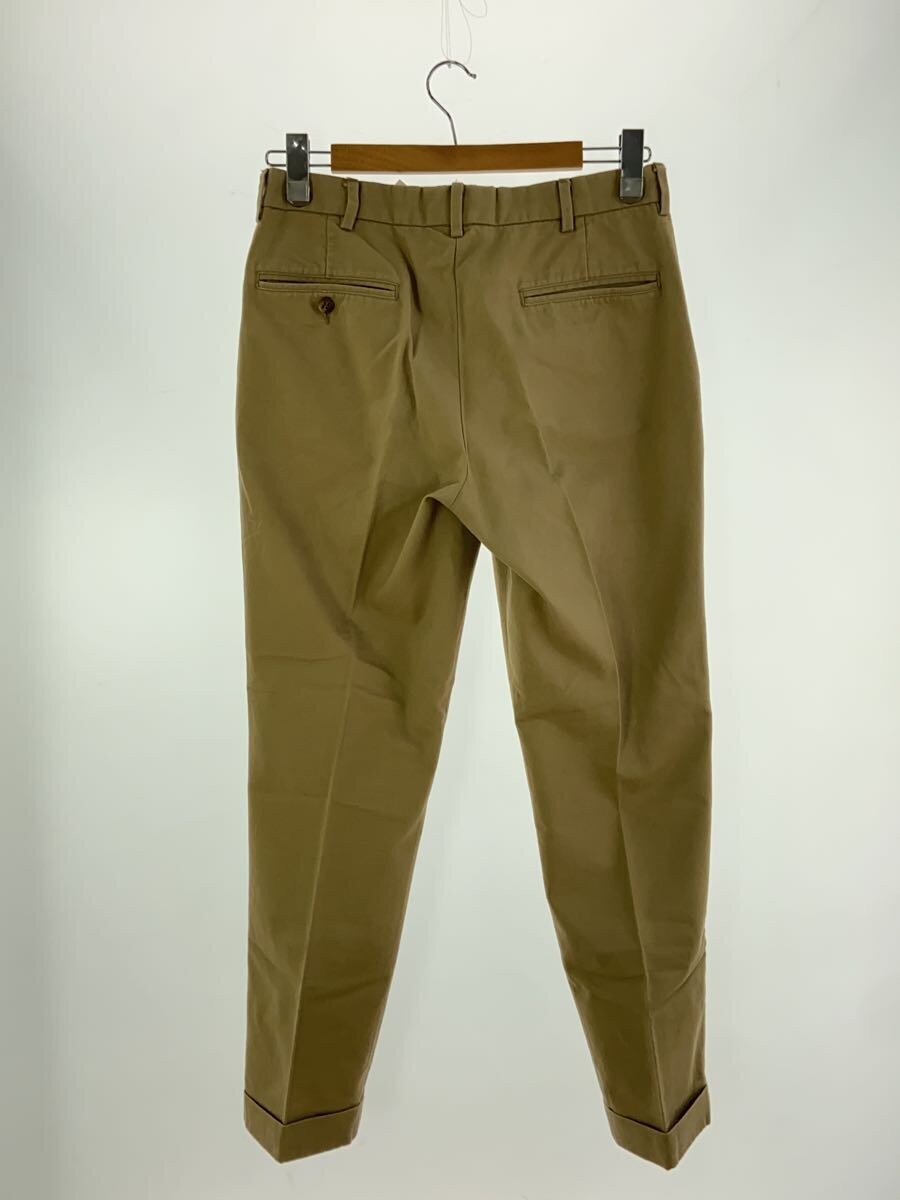 BROWN by 2-tacs TIGHT SLACKS Bottoms, Medium, Cotton, BEG, Solid Color, B15-P004