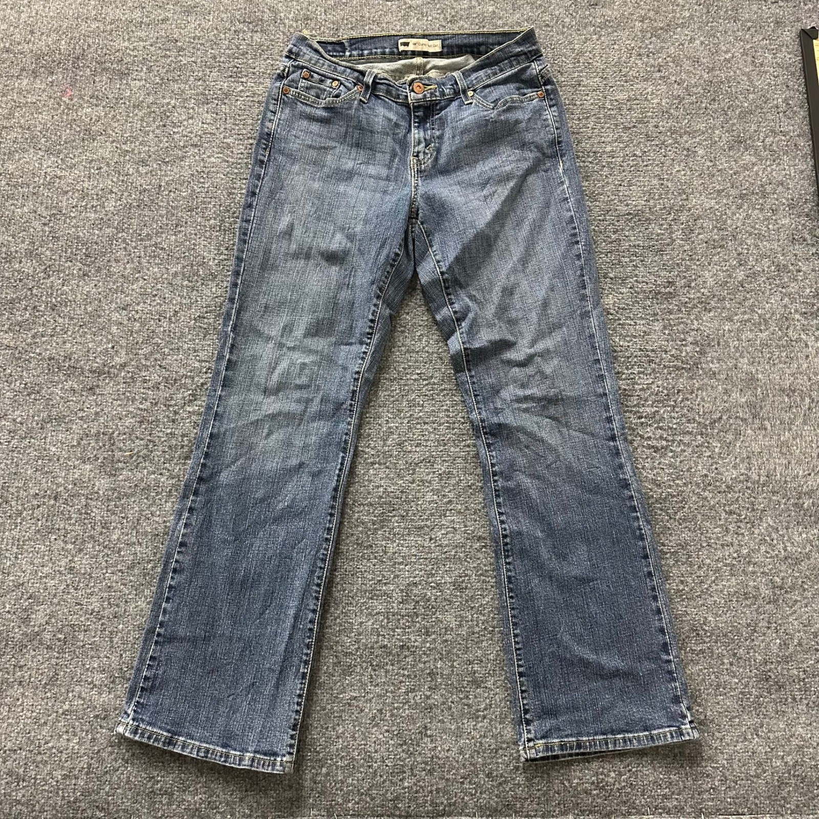 Levi’s Jeans Womens Size 12 M Blue 529 Curvy Bootcut Stretch Denim Casual