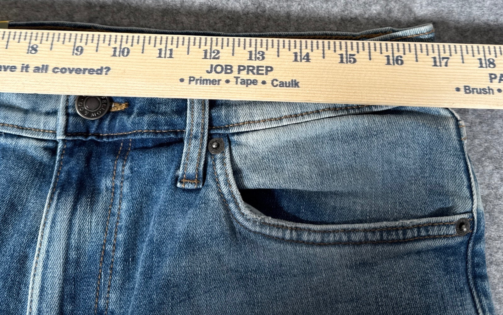 Goodfellow Mens Slim Straight Fit & Leg Jeans 32×34 Blue Medium Wash NEW