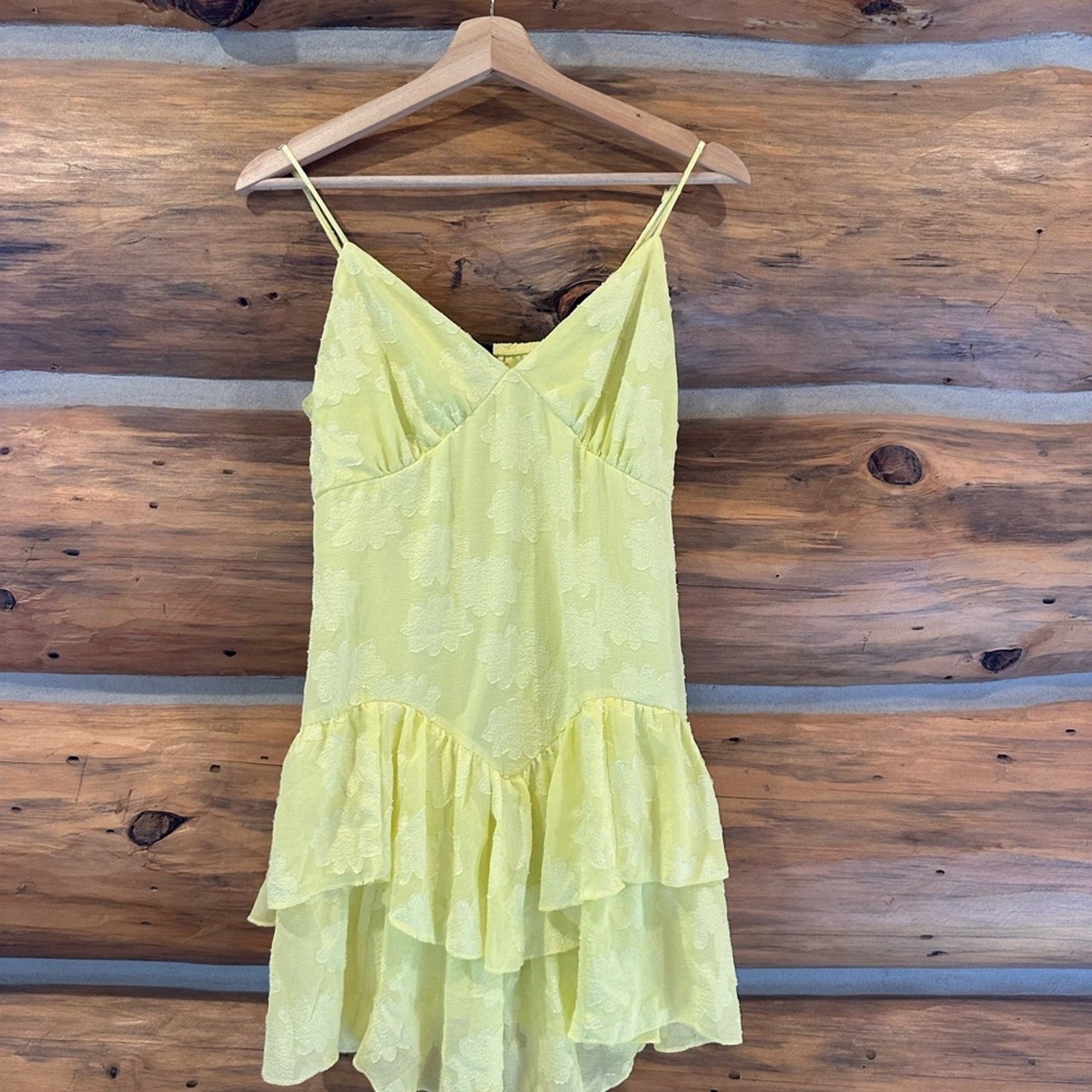 Wild Fable Triangle Cup Tiered Mini Dress size M