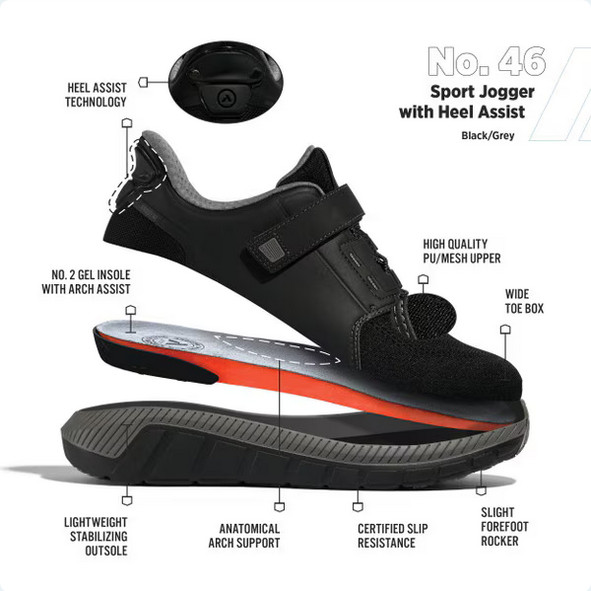 Anodyne No. 46 Men’s Sport Jogger w/ Heel Assist