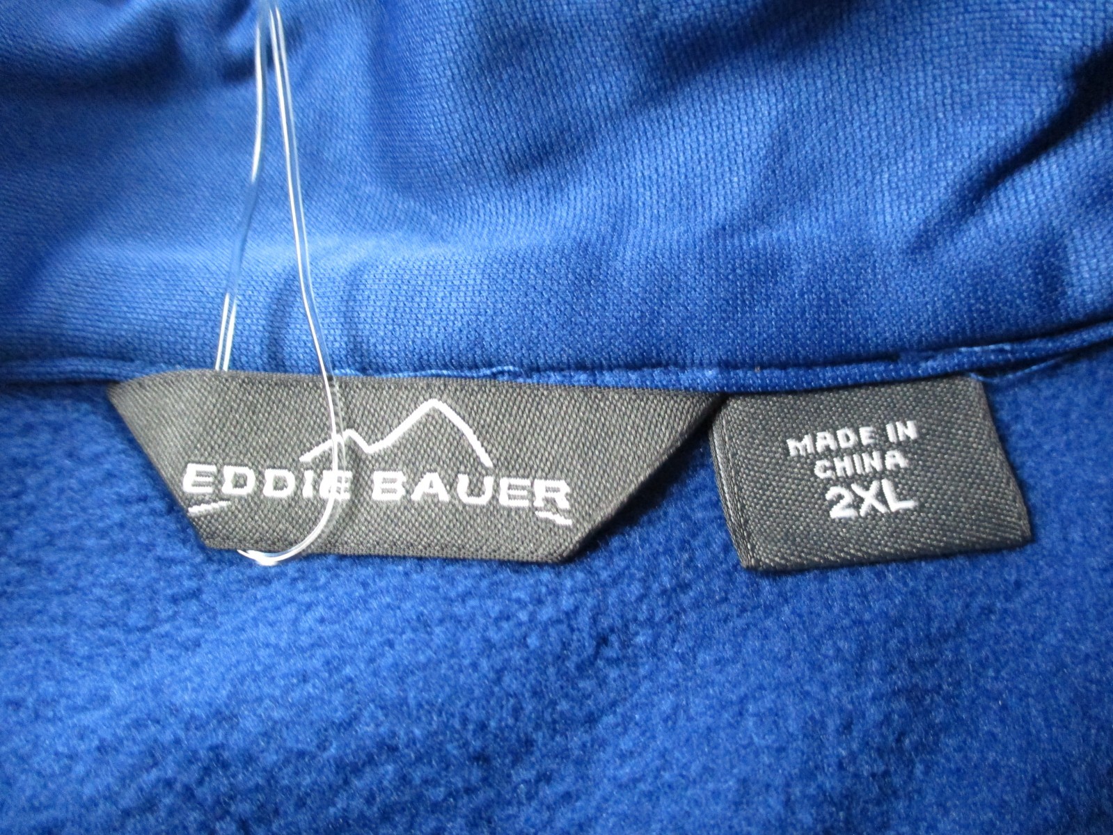 Eddie Bauer Jacket Mens 2XL Pullover Smooth Fleece Lined Base Layer Pullover NEW