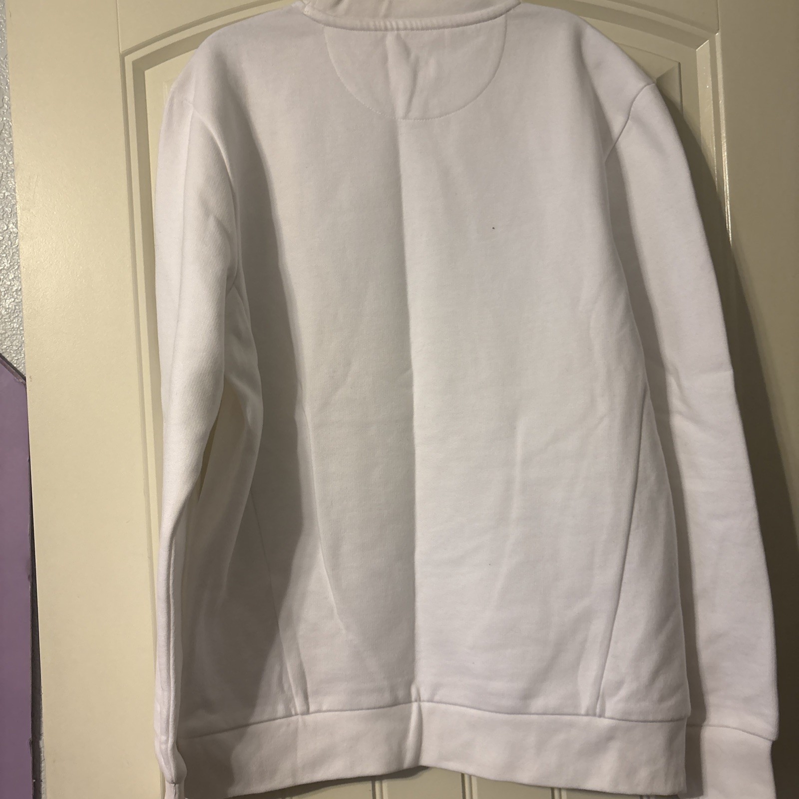 Orangetheory Fitness Small White Crewneck Sweatshirt Graphic Pullover New